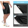 imageLittle Donkey Andy Mens Cycling Shorts with Detachable Liner Lightweight Padded Mountain Bike MTB LoosefitUpgrade Black