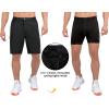 imageLittle Donkey Andy Mens Cycling Shorts with Detachable Liner Lightweight Padded Mountain Bike MTB LoosefitUpgrade Black