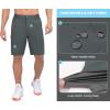 imageLittle Donkey Andy Mens Cycling Shorts with Detachable Liner Lightweight Padded Mountain Bike MTB LoosefitUpgrade Gray