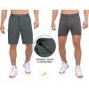imageLittle Donkey Andy Mens Cycling Shorts with Detachable Liner Lightweight Padded Mountain Bike MTB LoosefitUpgrade Gray