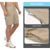 imageLittle Donkey Andy Mens Cycling Shorts with Detachable Liner Lightweight Padded Mountain Bike MTB LoosefitUpgrade Khaki