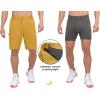 imageLittle Donkey Andy Mens Cycling Shorts with Detachable Liner Lightweight Padded Mountain Bike MTB LoosefitYellow