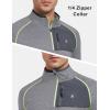 imageLittle Donkey Andy Mens Long Sleeve Quick Dry Lightweight Running Exercise Sports TShirt TopAdeep Grey Heather