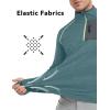 imageLittle Donkey Andy Mens Long Sleeve Quick Dry Lightweight Running Exercise Sports TShirt TopAgreen Heather