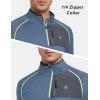 imageLittle Donkey Andy Mens Long Sleeve Quick Dry Lightweight Running Exercise Sports TShirt TopAnave Blue