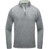 imageLittle Donkey Andy Mens Long Sleeve Quick Dry Lightweight Running Exercise Sports TShirt TopCdeep Grey Heather