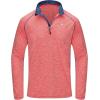 imageLittle Donkey Andy Mens Long Sleeve Quick Dry Lightweight Running Exercise Sports TShirt TopChibiscus Heather