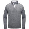 imageLittle Donkey Andy Mens Long Sleeve Quick Dry Lightweight Running Exercise Sports TShirt TopCnavy Blue Heather