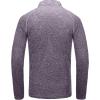 imageLittle Donkey Andy Mens Long Sleeve Quick Dry Lightweight Running Exercise Sports TShirt TopCpurple Heather
