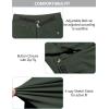 imageLittle Donkey Andy Mens Quick Dry Stretch Lightweight Cargo Shorts Hiking Golf Travel Casual Bermuda Shorts UPF 50Army Green