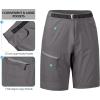imageLittle Donkey Andy Mens Quick Dry Stretch Lightweight Cargo Shorts Hiking Golf Travel Casual Bermuda Shorts UPF 50Gray
