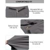 imageLittle Donkey Andy Mens Quick Dry Stretch Lightweight Cargo Shorts Hiking Golf Travel Casual Bermuda Shorts UPF 50Gray