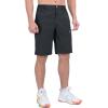 imageLittle Donkey Andy Mens Quick Dry Stretch Shorts for Hiking Golf Travel with Elastic WaistA1 Black Heather