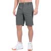 imageLittle Donkey Andy Mens Quick Dry Stretch Shorts for Hiking Golf Travel with Elastic WaistA1 Gray Heather