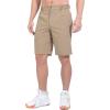 imageLittle Donkey Andy Mens Quick Dry Stretch Shorts for Hiking Golf Travel with Elastic WaistB1 Greige Heather