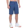 imageLittle Donkey Andy Mens Quick Dry Stretch Shorts for Hiking Golf Travel with Elastic WaistBlue Heather