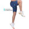 imageLittle Donkey Andy Mens Quick Dry Stretch Shorts for Hiking Golf Travel with Elastic WaistBlue Heather