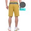 imageLittle Donkey Andy Mens Quick Dry Stretch Shorts for Hiking Golf Travel with Elastic WaistYellow Heather