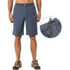imageLittle Donkey Andy Mens Stretch Hiking Shorts Quick Dry Lightweight Athletic Shorts for Running HikingGrey