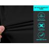 imageLittle Donkey Andy Mens UPF 50 UV Protection Shirt Breathable Long Sleeve Fishing Hiking Shirts Quick DryBlack