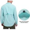 imageLittle Donkey Andy Mens UPF 50 UV Protection Shirt Breathable Long Sleeve Fishing Hiking Shirts Quick DryBlue Tint