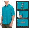 imageLittle Donkey Andy Mens UPF 50 UV Protection Shirt Breathable Long Sleeve Fishing Hiking Shirts Quick DryBluebird