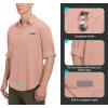 imageLittle Donkey Andy Mens UPF 50 UV Protection Shirt Breathable Long Sleeve Fishing Hiking Shirts Quick DryCoral Almond