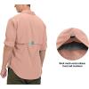 imageLittle Donkey Andy Mens UPF 50 UV Protection Shirt Breathable Long Sleeve Fishing Hiking Shirts Quick DryCoral Almond