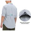 imageLittle Donkey Andy Mens UPF 50 UV Protection Shirt Breathable Long Sleeve Fishing Hiking Shirts Quick DryGray Dawn