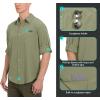 imageLittle Donkey Andy Mens UPF 50 UV Protection Shirt Breathable Long Sleeve Fishing Hiking Shirts Quick DryLoden Green