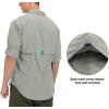 imageLittle Donkey Andy Mens UPF 50 UV Protection Shirt Breathable Long Sleeve Fishing Hiking Shirts Quick DrySilver Sage