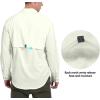 imageLittle Donkey Andy Mens UPF 50 UV Protection Shirt Breathable Long Sleeve Fishing Hiking Shirts Quick DryWhite