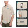 imageLittle Donkey Andy Mens UPF 50 UV Protection Shirt Breathable Long Sleeve Fishing Hiking Shirts Quick DryWood Ash