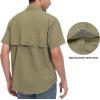 imageLittle Donkey Andy Mens UPF 50 UV Protection Shirt Short Sleeve Fishing Shirt Breathable and Fast Dry Taupe S