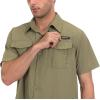 imageLittle Donkey Andy Mens UPF 50 UV Protection Shirt Short Sleeve Fishing Shirt Breathable and Fast Dry Taupe S
