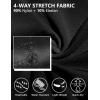 imageLittle Donkey Andy Womens Golf Pants Stretch Quick Dry Lightweight Straight Leg Business Casual Slacks with PocketsAblack