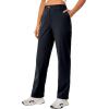 imageLittle Donkey Andy Womens Golf Pants Stretch Quick Dry Lightweight Straight Leg Business Casual Slacks with PocketsAdeep Black