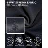 imageLittle Donkey Andy Womens Golf Pants Stretch Quick Dry Lightweight Straight Leg Business Casual Slacks with PocketsAdeep Black