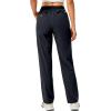 imageLittle Donkey Andy Womens Golf Pants Stretch Quick Dry Lightweight Straight Leg Business Casual Slacks with PocketsAdeep Black