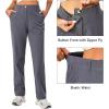 imageLittle Donkey Andy Womens Golf Pants Stretch Quick Dry Lightweight Straight Leg Business Casual Slacks with PocketsAgrey