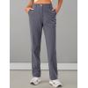 imageLittle Donkey Andy Womens Golf Pants Stretch Quick Dry Lightweight Straight Leg Business Casual Slacks with PocketsAgrey