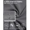 imageLittle Donkey Andy Womens Golf Pants Stretch Quick Dry Lightweight Straight Leg Business Casual Slacks with PocketsAgrey