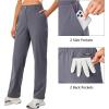 imageLittle Donkey Andy Womens Golf Pants Stretch Quick Dry Lightweight Straight Leg Business Casual Slacks with PocketsAgrey