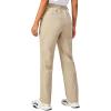 imageLittle Donkey Andy Womens Golf Pants Stretch Quick Dry Lightweight Straight Leg Business Casual Slacks with PocketsAlight Khaki