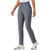 imageLittle Donkey Andy Womens Golf Pants Stretch Quick Dry Lightweight Straight Leg Business Casual Slacks with PocketsCastlerock Grey