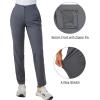 imageLittle Donkey Andy Womens Golf Pants Stretch Quick Dry Lightweight Straight Leg Business Casual Slacks with PocketsCastlerock Grey