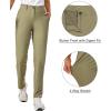 imageLittle Donkey Andy Womens Golf Pants Stretch Quick Dry Lightweight Straight Leg Business Casual Slacks with PocketsDeep Lichen Green