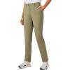 imageLittle Donkey Andy Womens Golf Pants Stretch Quick Dry Lightweight Straight Leg Business Casual Slacks with PocketsDeep Lichen Green