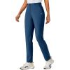 imageLittle Donkey Andy Womens Golf Pants Stretch Quick Dry Lightweight Straight Leg Business Casual Slacks with PocketsScuba Blue