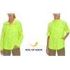 imageLittle Donkey Andy Womens Hoodie Long Sleeve Shirt UPF 50 Sun Protection Outdoor Quick Dry Fishing Hiking ShirtsHood Fluorescent Yellow